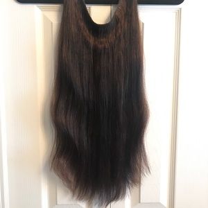 Brown 22” Halocouture Wire Extensions #4